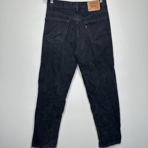 Levi 550 Black Relaxed Fit Jeans Men's 33x32 - Picture 4 of 5